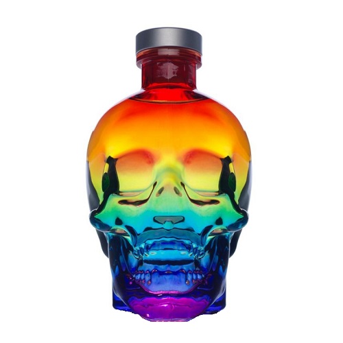Crystal Head Vodka Limited Edition Rainbow Bottle
